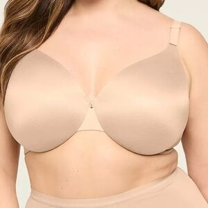 Cacique Backsmoother Lightly Lined Bra 40DD Neutral Tan Nude Support Underwire